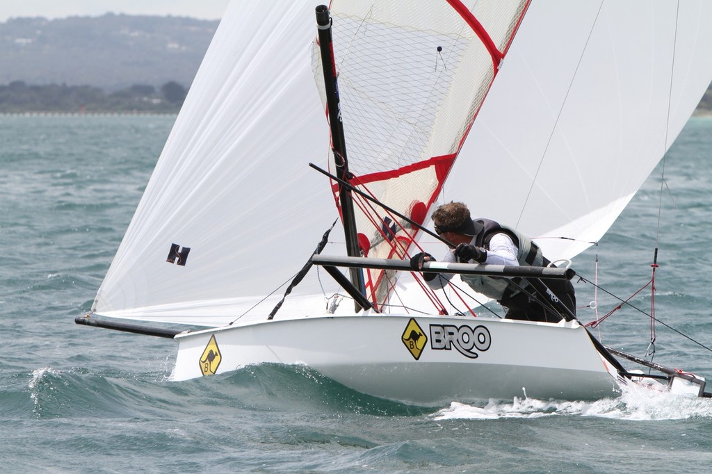 This can&rsquo;t end well - Musto Performance Skiff Australian Championships 2012 &copy; Russell Bates